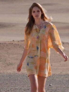 Anthropologie Maeve Ume Watercolor Silk Dress size 2